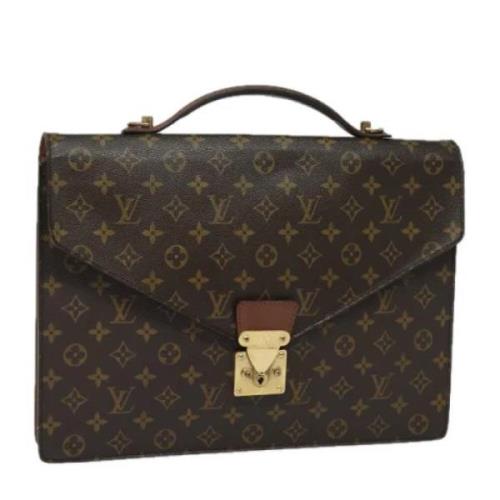 Louis Vuitton Vintage Pre-owned Canvas louis-vuitton-vskor Brown, Dam