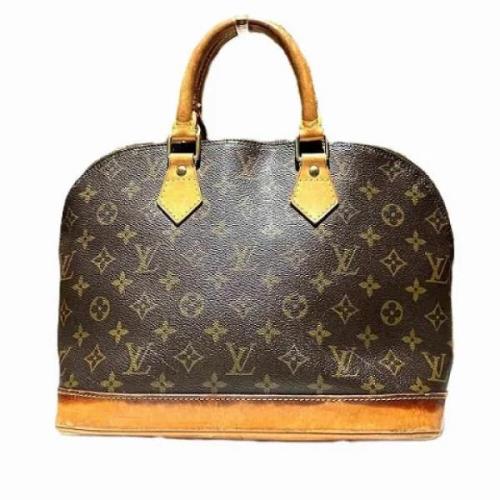 Louis Vuitton Vintage Pre-owned Canvas handvskor Brown, Dam