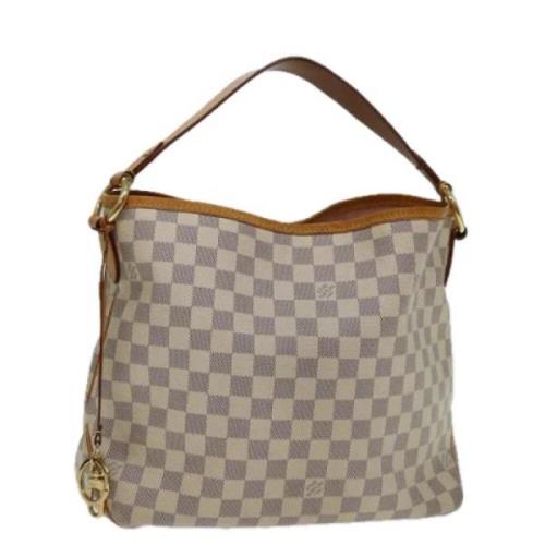 Louis Vuitton Vintage Pre-owned Canvas louis-vuitton-vskor White, Dam