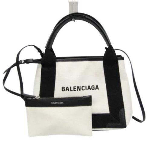 Balenciaga Vintage Pre-owned Canvas balenciaga-vskor White, Dam