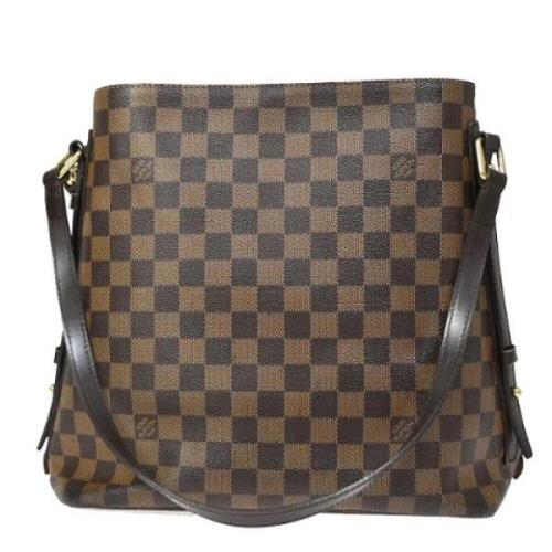 Louis Vuitton Vintage Pre-owned Canvas louis-vuitton-vskor Brown, Dam