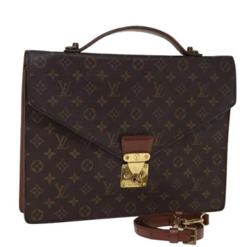 Louis Vuitton Vintage Pre-owned Canvas louis-vuitton-vskor Brown, Dam