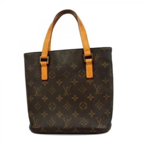 Louis Vuitton Vintage Pre-owned Tyg handvskor Brown, Dam