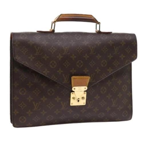 Louis Vuitton Vintage Pre-owned Canvas louis-vuitton-vskor Brown, Dam