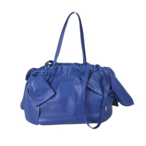 Prada Vintage Pre-owned Laeder prada-vskor Blue, Dam