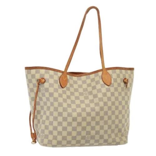 Louis Vuitton Vintage Pre-owned Canvas louis-vuitton-vskor Beige, Dam