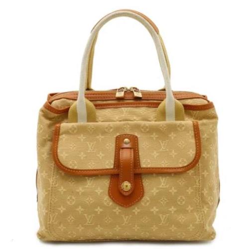 Louis Vuitton Vintage Pre-owned Canvas louis-vuitton-vskor Beige, Dam