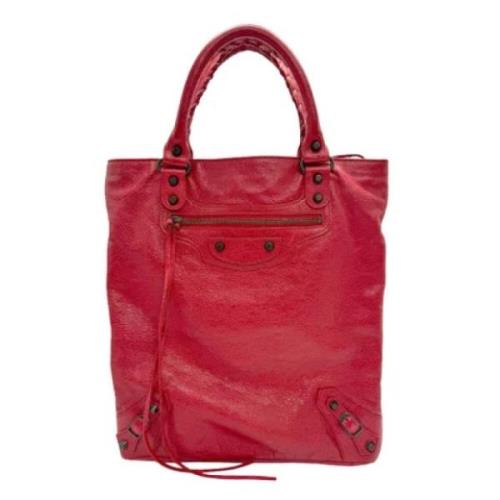 Balenciaga Vintage Pre-owned Laeder balenciaga-vskor Red, Dam