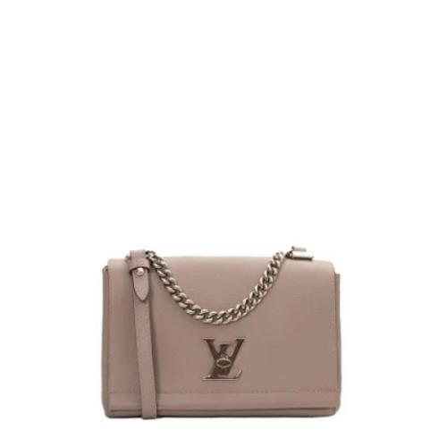 Louis Vuitton Vintage Pre-owned Laeder louis-vuitton-vskor Beige, Dam