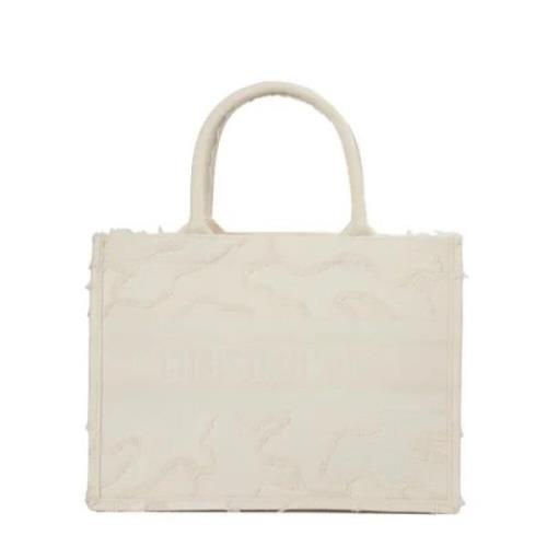 Dior Vintage Pre-owned Canvas dior-vskor White, Dam