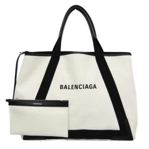 Balenciaga Vintage Pre-owned Canvas balenciaga-vskor White, Dam