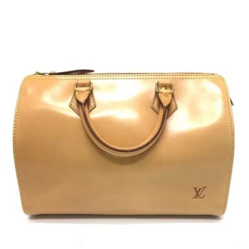 Louis Vuitton Vintage Pre-owned Laeder handvskor Beige, Dam