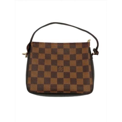 Louis Vuitton Vintage Pre-owned Tyg louis-vuitton-vskor Brown, Dam