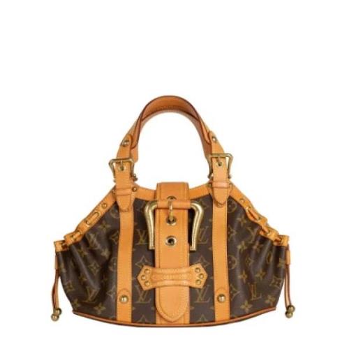 Louis Vuitton Vintage Pre-owned Mocka handvskor Brown, Dam