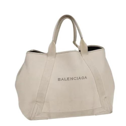 Balenciaga Vintage Pre-owned Laeder handvskor Beige, Dam