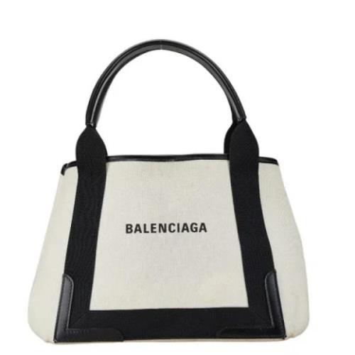 Balenciaga Vintage Pre-owned Canvas balenciaga-vskor Beige, Dam