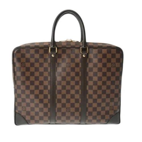 Louis Vuitton Vintage Pre-owned Canvas louis-vuitton-vskor Brown, Dam