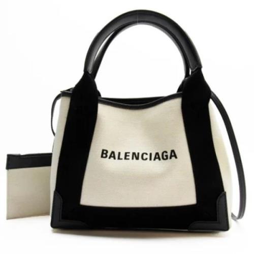 Balenciaga Vintage Pre-owned Canvas balenciaga-vskor Beige, Dam