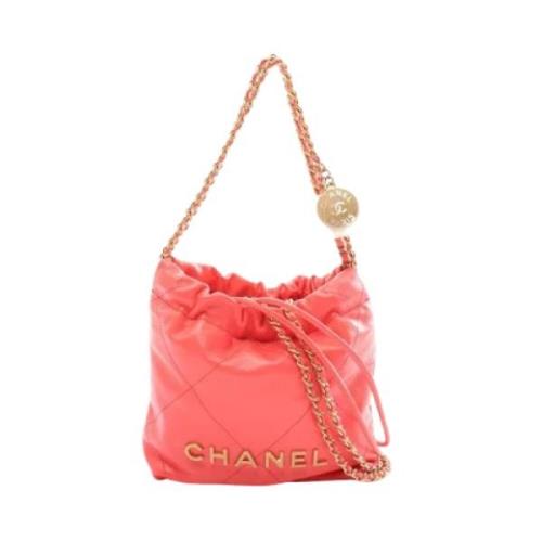 Chanel Vintage Pre-owned Laeder chanel-vskor Pink, Dam