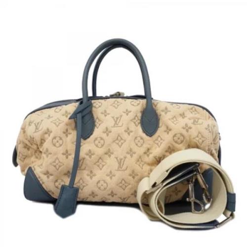 Louis Vuitton Vintage Pre-owned Tyg handvskor Beige, Dam