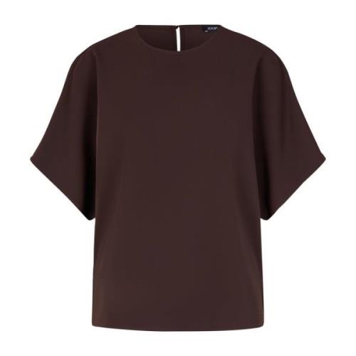 Joop! Elegant damblus med halvlånga ärmar Brown, Dam