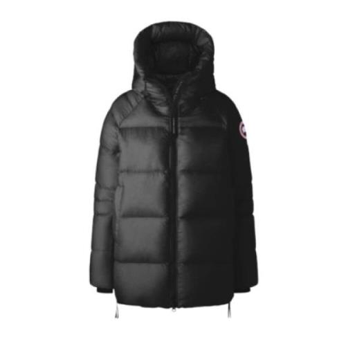 Canada Goose Cypress Huva Pufferjacka Black, Dam