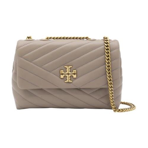 Tory Burch Quiltad Kira Axelväska Gray, Dam