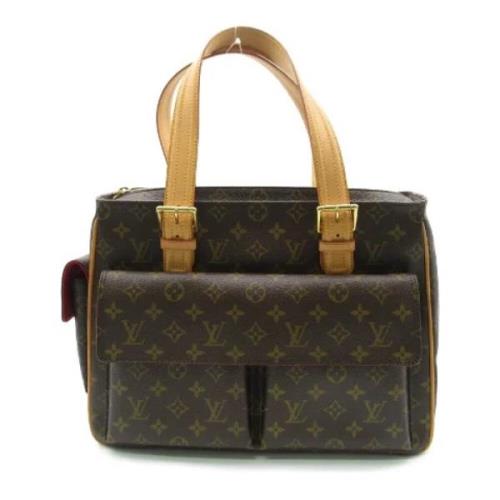 Louis Vuitton Vintage Pre-owned Canvas louis-vuitton-vskor Brown, Dam