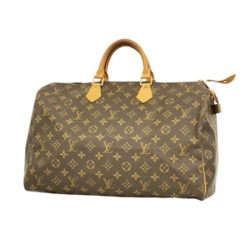 Louis Vuitton Vintage Pre-owned Tyg louis-vuitton-vskor Brown, Dam