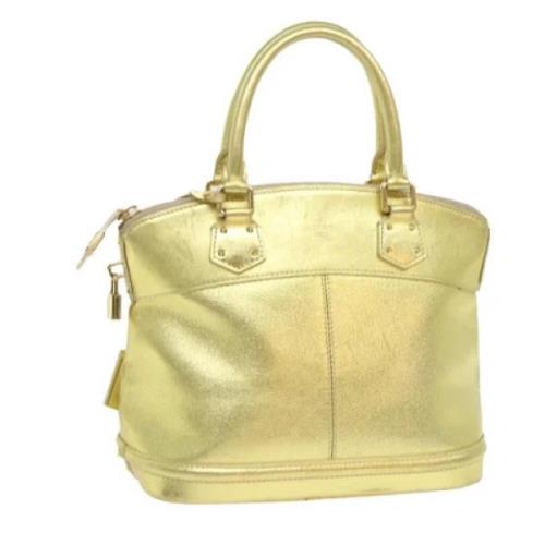 Louis Vuitton Vintage Pre-owned Laeder louis-vuitton-vskor Yellow, Dam