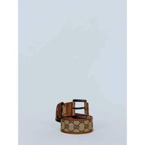 Gucci Vintage Pre-owned Laeder skrp Brown, Dam