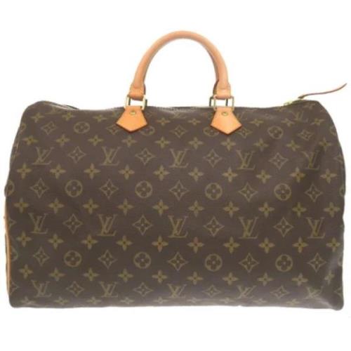 Louis Vuitton Vintage Pre-owned Tyg louis-vuitton-vskor Brown, Dam