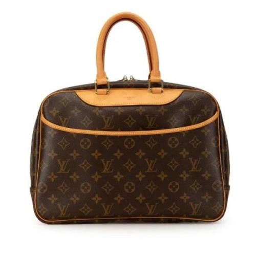 Louis Vuitton Vintage Pre-owned Canvas handvskor Brown, Dam