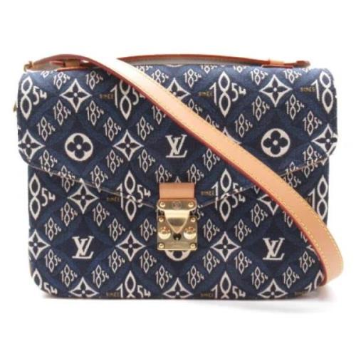 Louis Vuitton Vintage Pre-owned Canvas louis-vuitton-vskor Blue, Dam