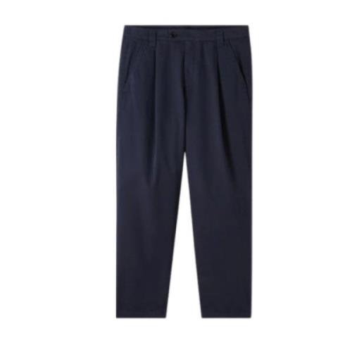 A.p.c. Morot Passform Byxor med Unika Detaljer Blue, Herr