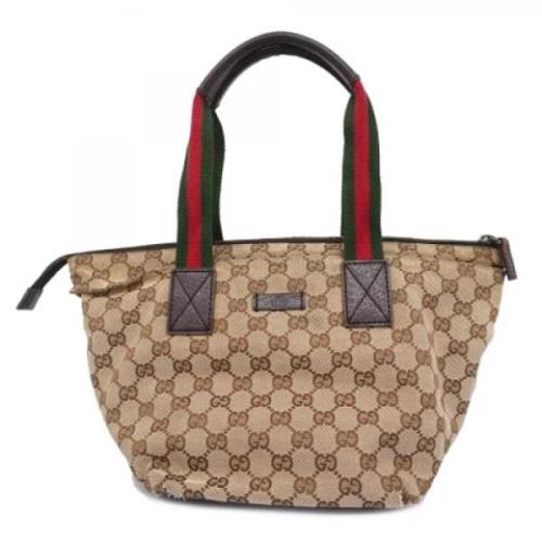 Gucci Vintage Pre-owned Canvas gucci-vskor Brown, Dam