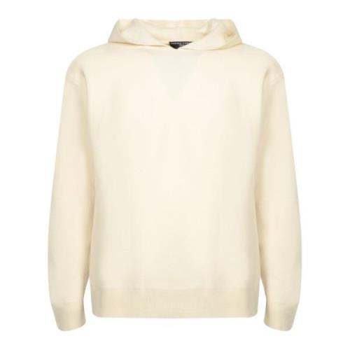 Daniele Fiesoli Vit Stickat Plagg Aw24 Beige, Herr