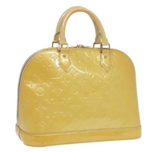 Louis Vuitton Vintage Pre-owned Laeder handvskor Beige, Dam