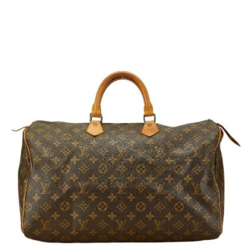 Louis Vuitton Vintage Pre-owned Canvas handvskor Brown, Dam