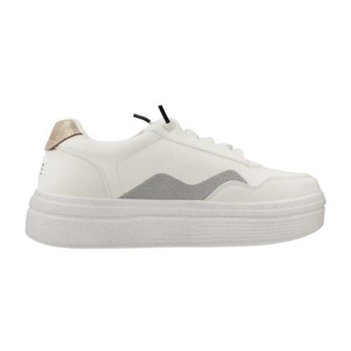 Hey Dude Metallic Lift Sneakers White, Dam