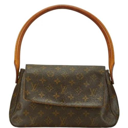 Louis Vuitton Vintage Pre-owned Canvas handvskor Brown, Dam