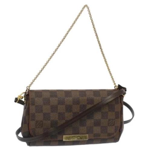 Louis Vuitton Vintage Pre-owned Canvas louis-vuitton-vskor Brown, Dam