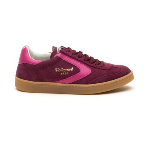 Valsport 1920 Fuchsia Sneakers för Kvinnor - Olimpia Suede Pink, Dam