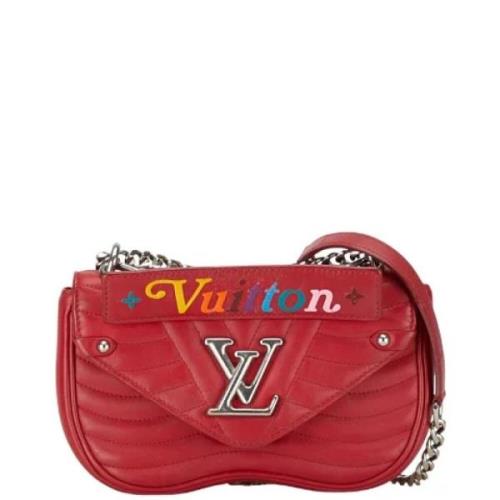 Louis Vuitton Vintage Pre-owned Laeder handvskor Red, Dam