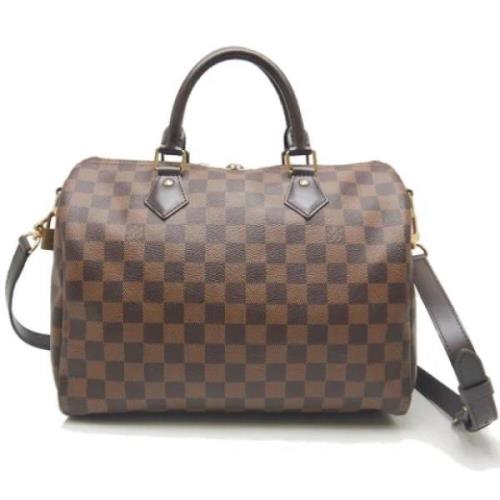 Louis Vuitton Vintage Pre-owned Canvas handvskor Brown, Dam