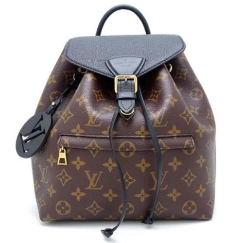 Louis Vuitton Vintage Pre-owned Canvas axelremsvskor Brown, Dam