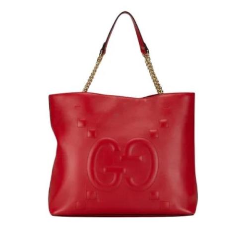 Gucci Vintage Pre-owned Laeder gucci-vskor Red, Dam