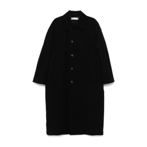 Our Legacy Svart Jumbo Bedford Carcoat Black, Herr