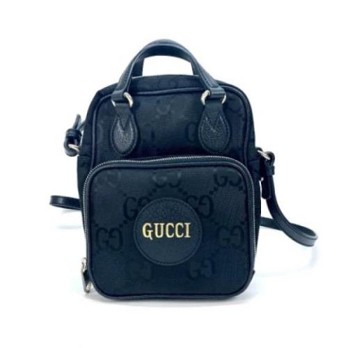 Gucci Vintage Pre-owned Canvas gucci-vskor Blue, Dam