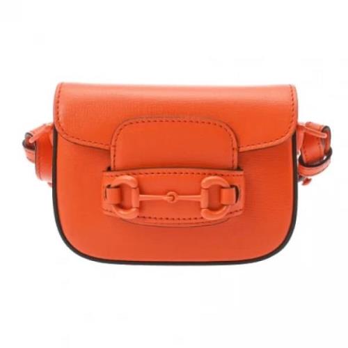 Gucci Vintage Pre-owned Laeder gucci-vskor Orange, Dam